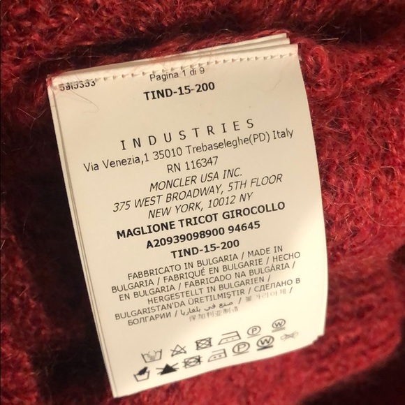 Monclear sweater